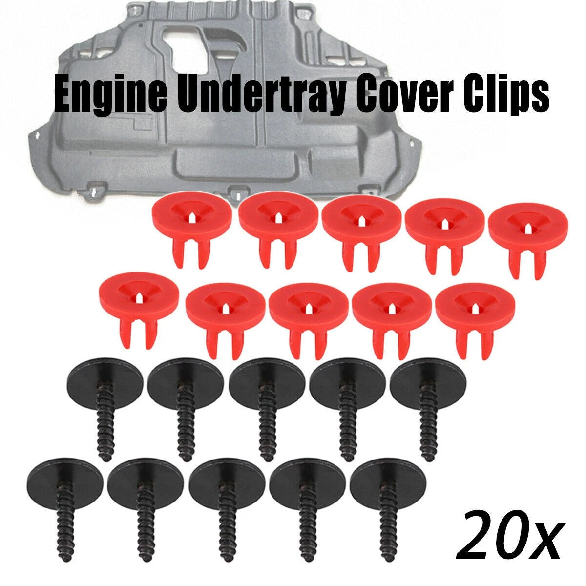 Replacement Clips for Ford Focus Engine Shield