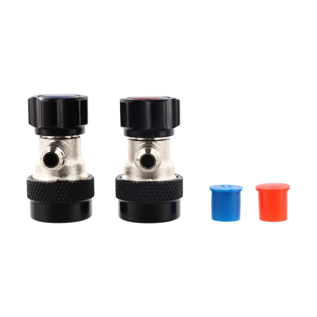 Adjustable Quick Coupler Adapter for R134a AC (Complete Package)