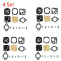 Set of 4 Carburetor Gasket Kits for Tillotson RK-17HS RK-23HS Homelite XL SXL915 X-12