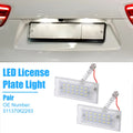 2PCS White LED License Plate Lights Replacement for BMW X5 (2002–2006)