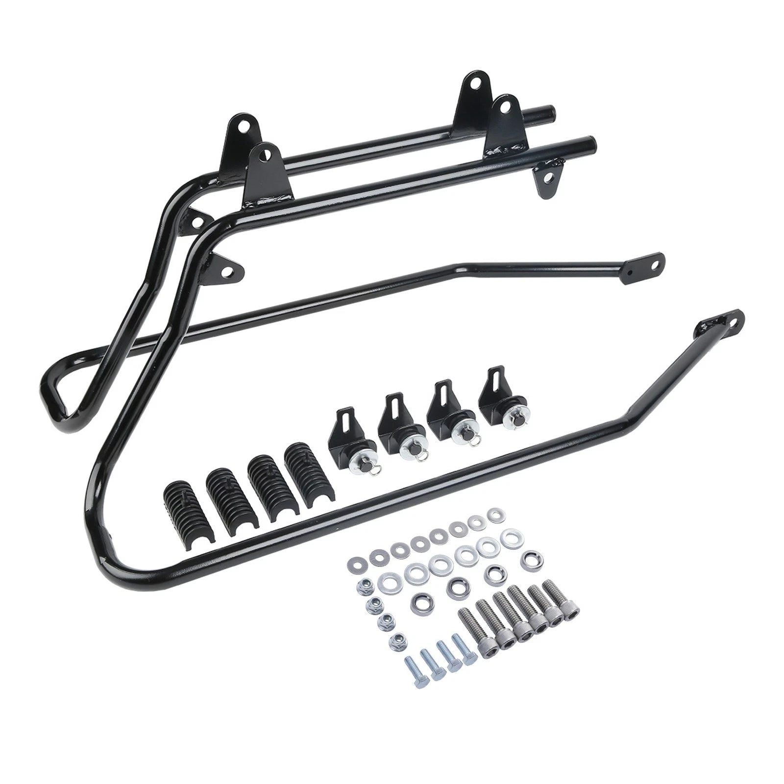 Saddlebag Conversion Brackets for Harley Davidson Softail (w/ Hardware)