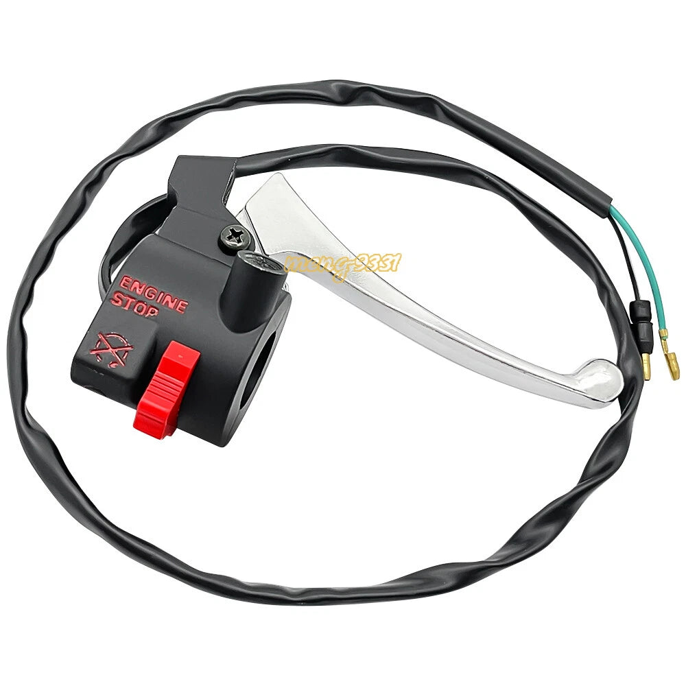 Right Handle Start Stop Kill Switch & Brake Lever for Honda CRF50F (2004–2023)