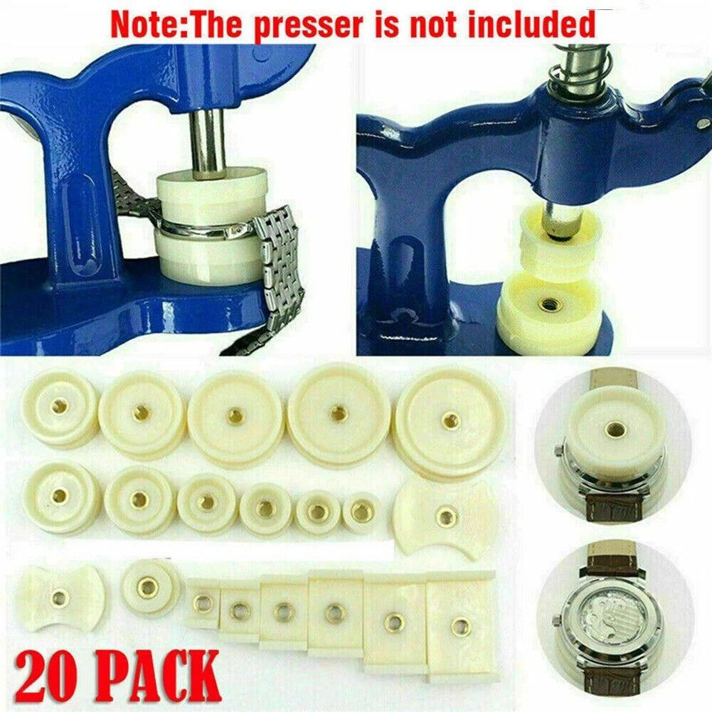 20-Piece Watch Press Set for Watch Repair Tools