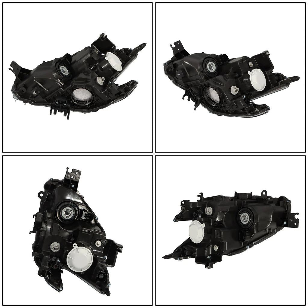 Headlight Assembly for Nissan Maxima (2009–2014) HID Light Gray Clear Pair