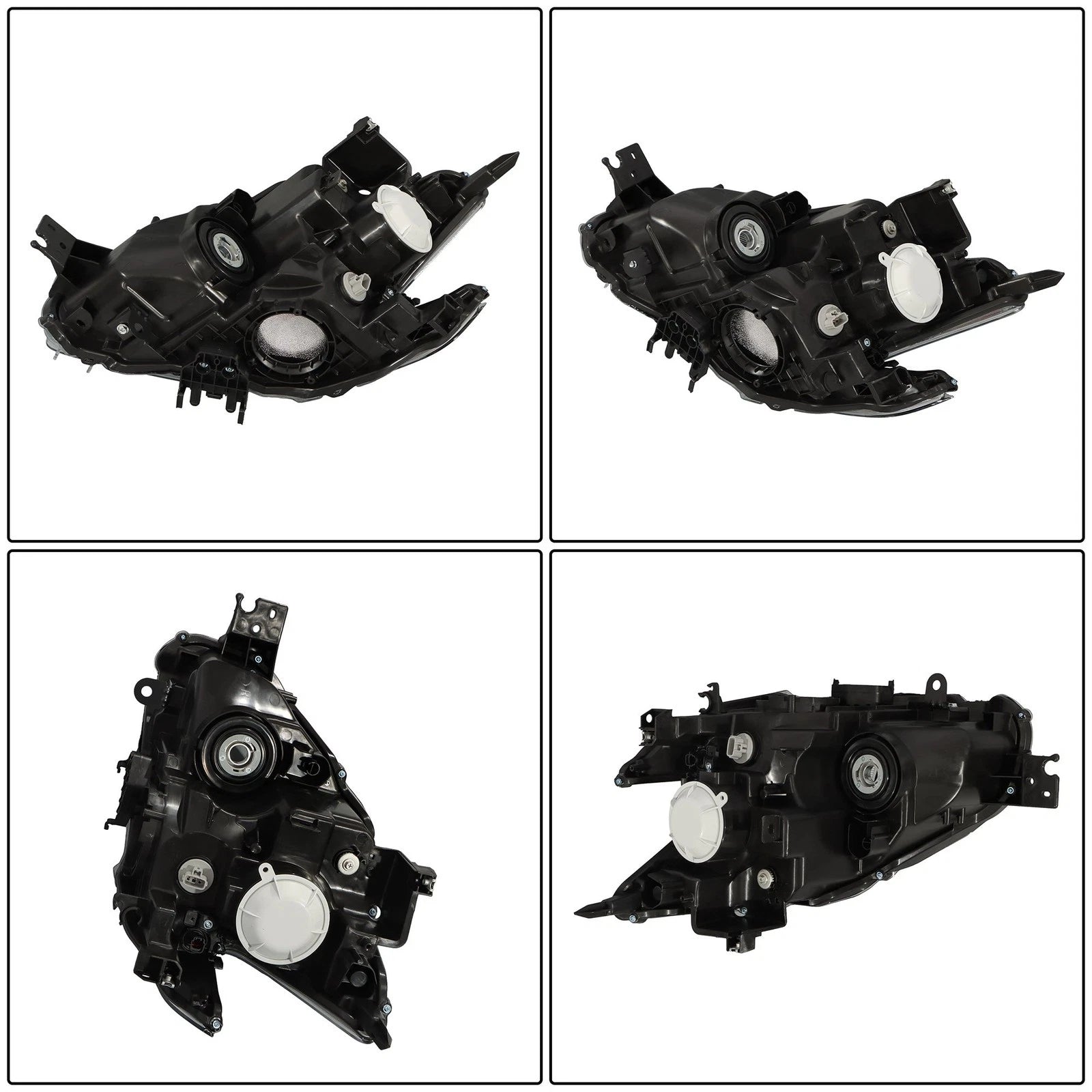 Headlight Assembly for Nissan Maxima (2009–2014) HID Light Gray Clear Pair