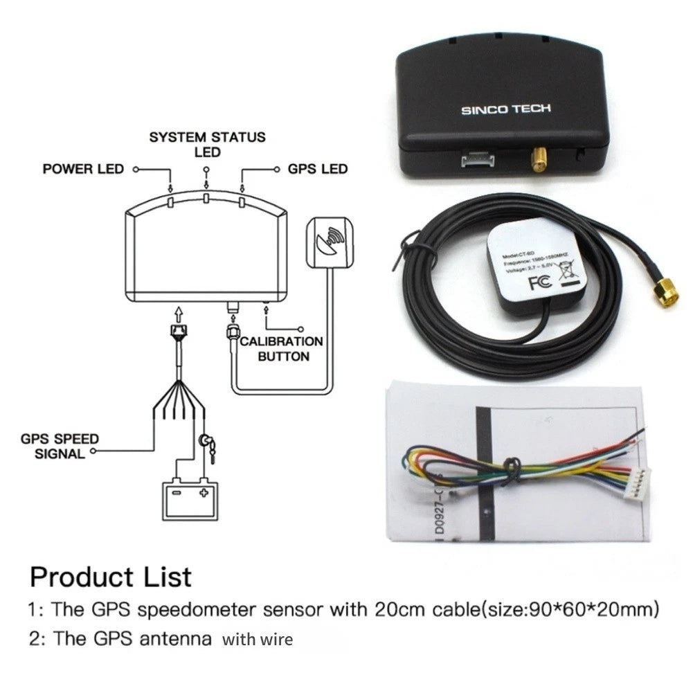 GPS Sensor Module for Antenna Cable 12V 24V (0-200km/h)