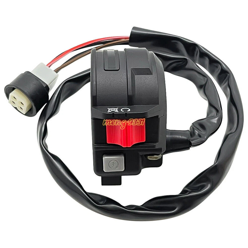 Left Handlebar Start Run Off Headlight Switch for Yamaha Badger 80 (1988–1994)