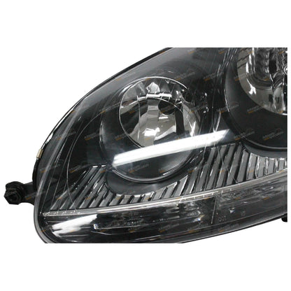 LH Non-Xenon Headlight for Volkswagen Golf Mk5 GT/GTI/R32 (2005–2009)