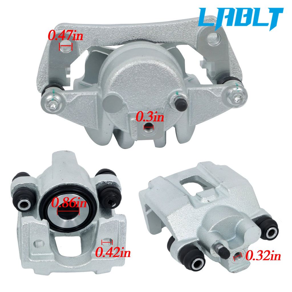 4X Brake Calipers W/ Bracket for Jeep Liberty (2003–2007) LABLT