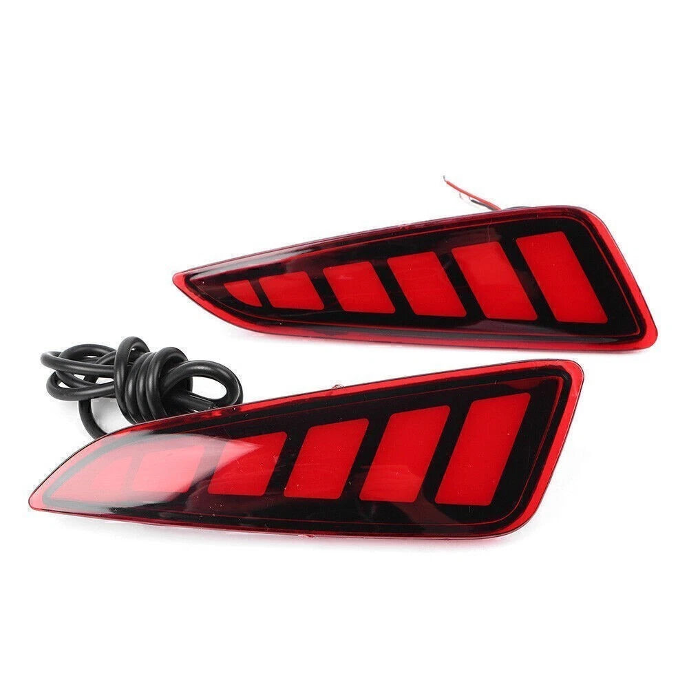 2X ABS 12V LED Rear Fog Light Taillight for Toyota C-HR (2016–2022)