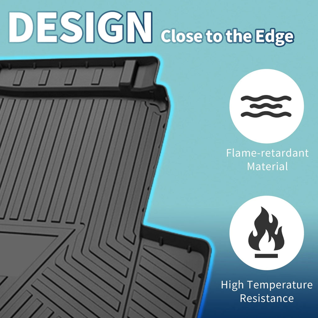Rear Cargo Liner TPE Flat Face 1 Pc for Chevrolet Malibu (2016–2023)
