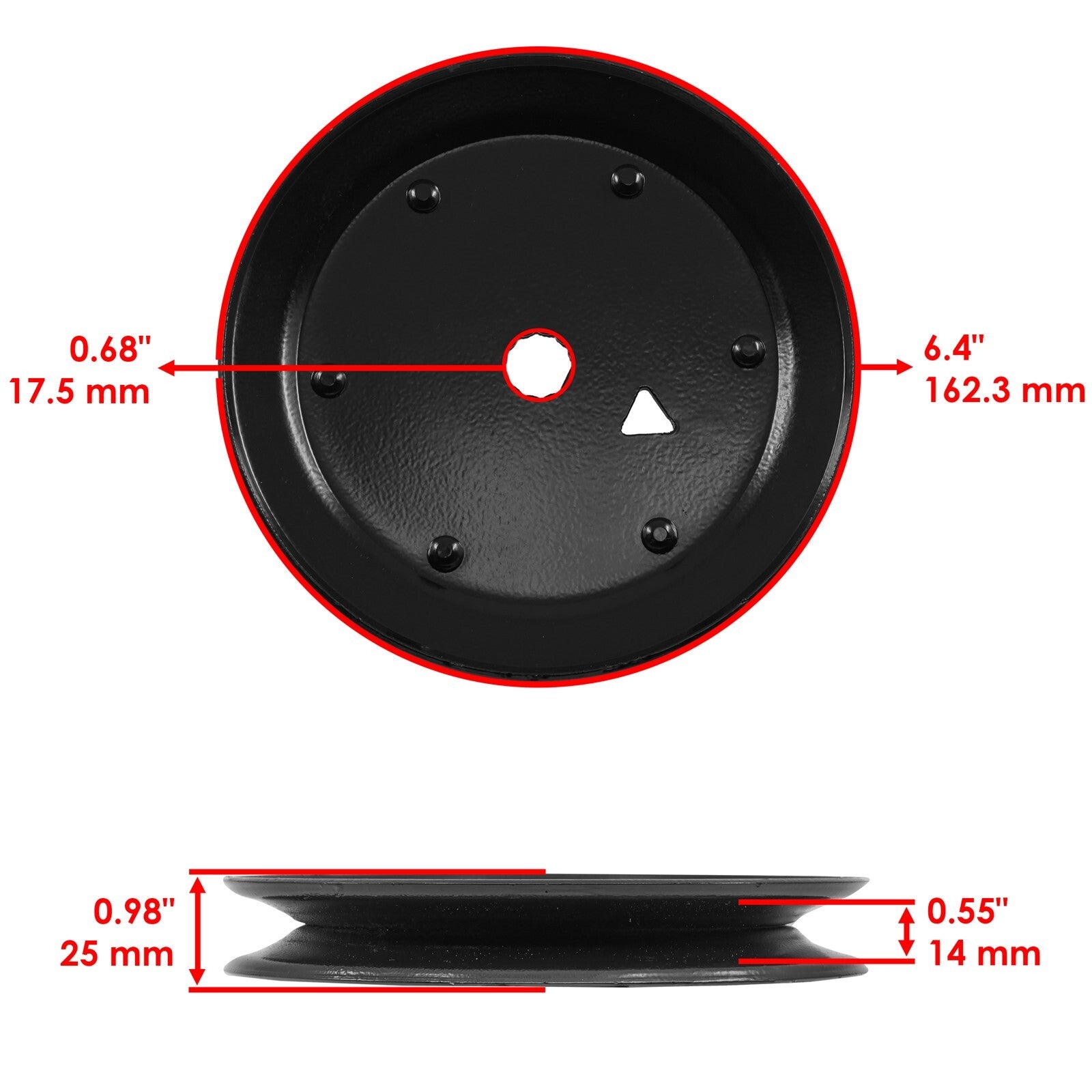 Deck Pulley Timing Replacement for MTD Width 0.98 42 Inch (2005–2021)