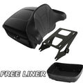 Trunk Backrest Pad Mount Rack for Harley Touring Road Glide (2014–2025)