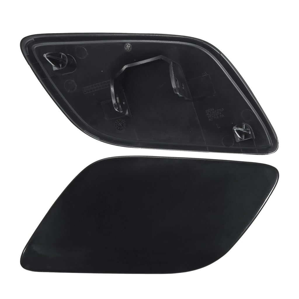 Front Left Headlight Washer Nozzle Cover for Audi Q7 (2007–2015) Black