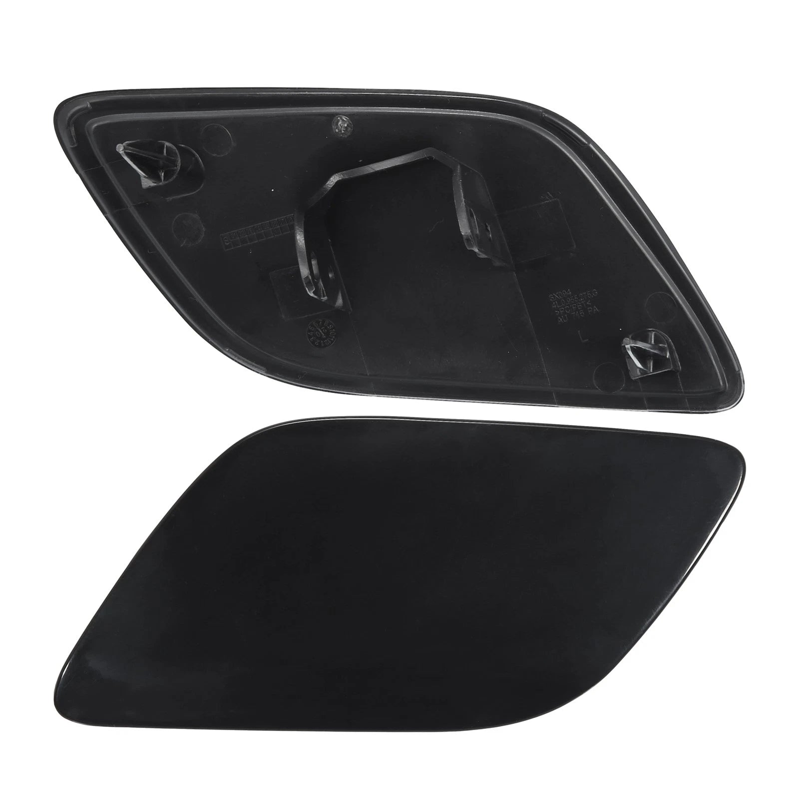 Front Left Headlight Washer Nozzle Cover for Audi Q7 (2007–2015) Black