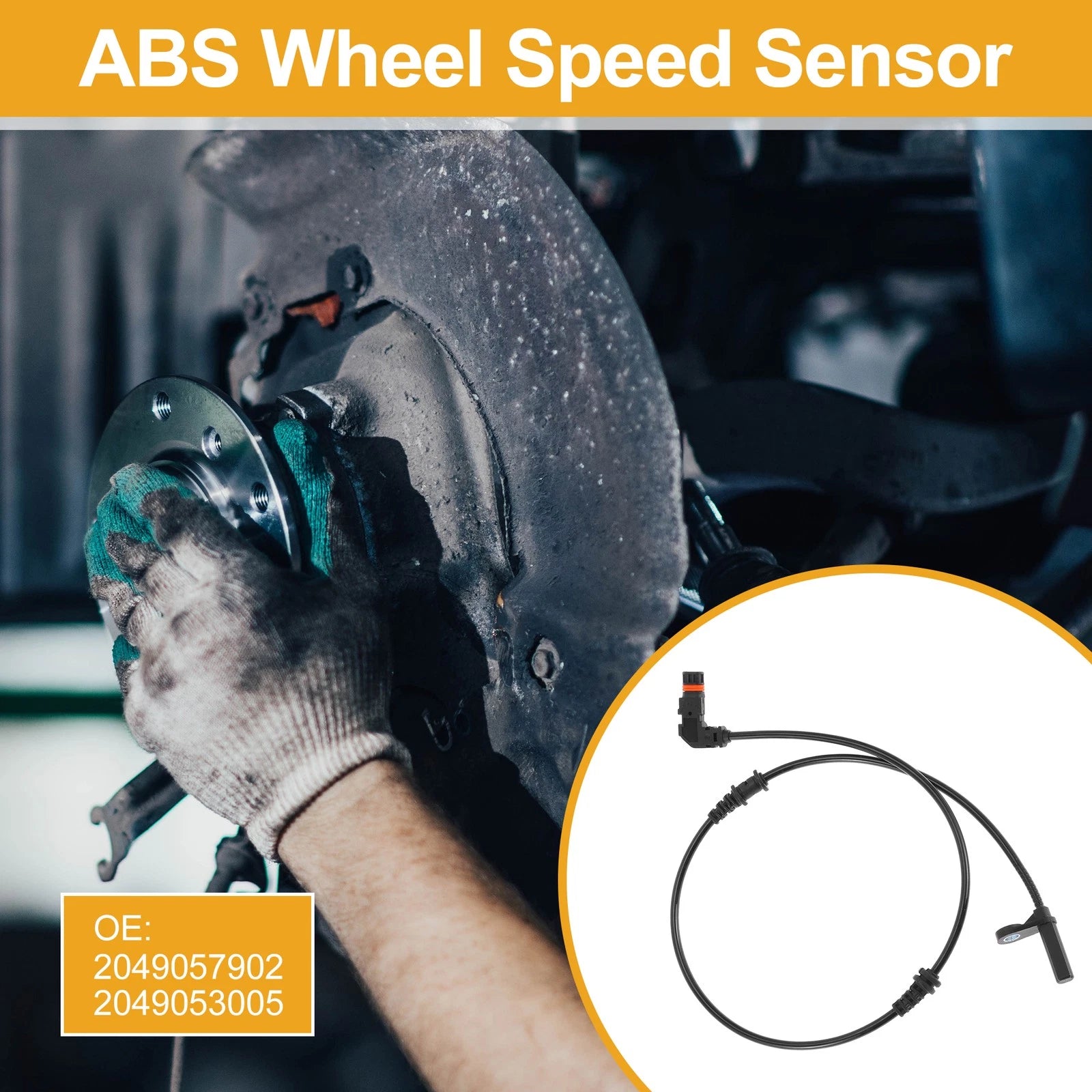 ABS Wheel Speed Sensor Replacement for Mercedes-Benz C63 AMG (2012–2015)