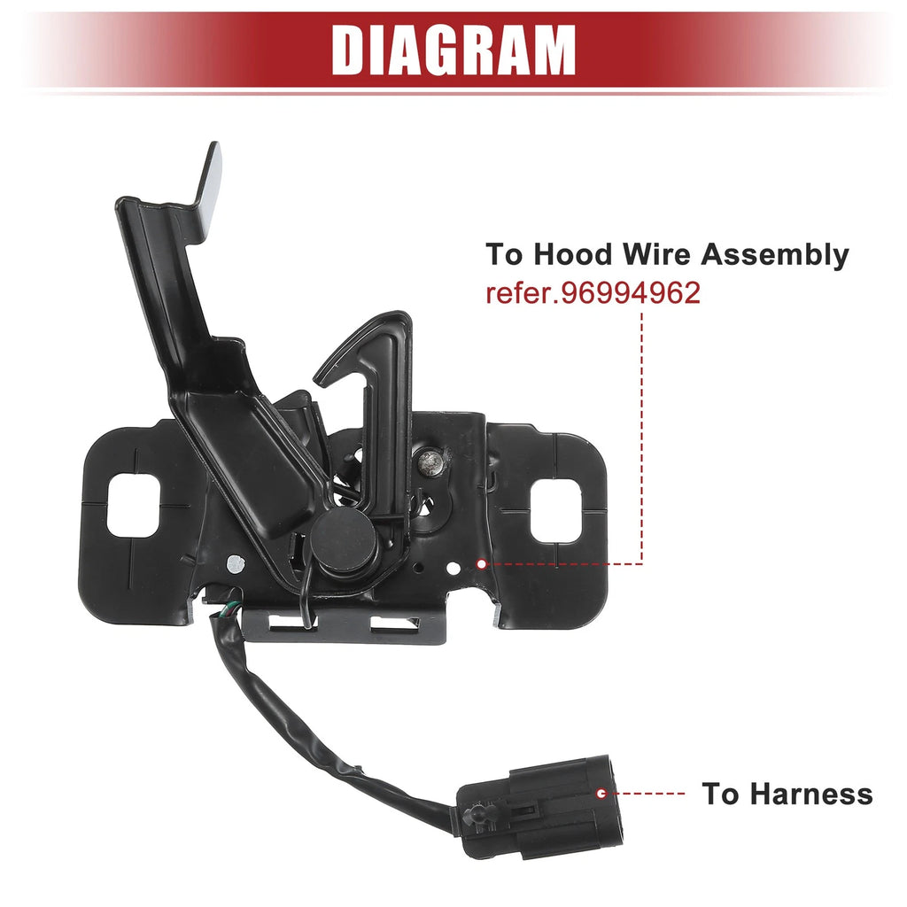 Hood Latch Sensor Replacement for Chevrolet Cruze (2012–2016)