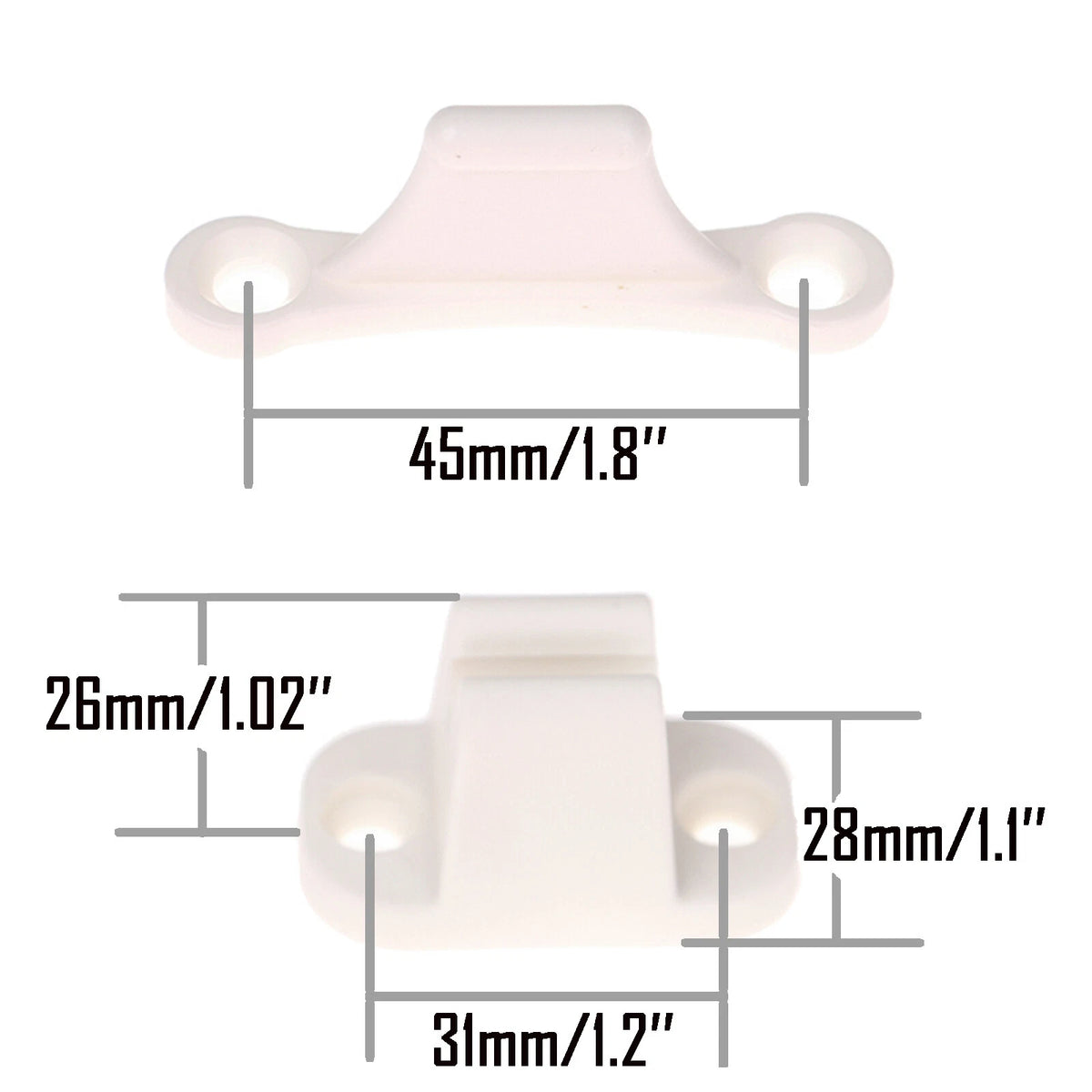 Door Catch Retainer Holder for Caravan Motorhome