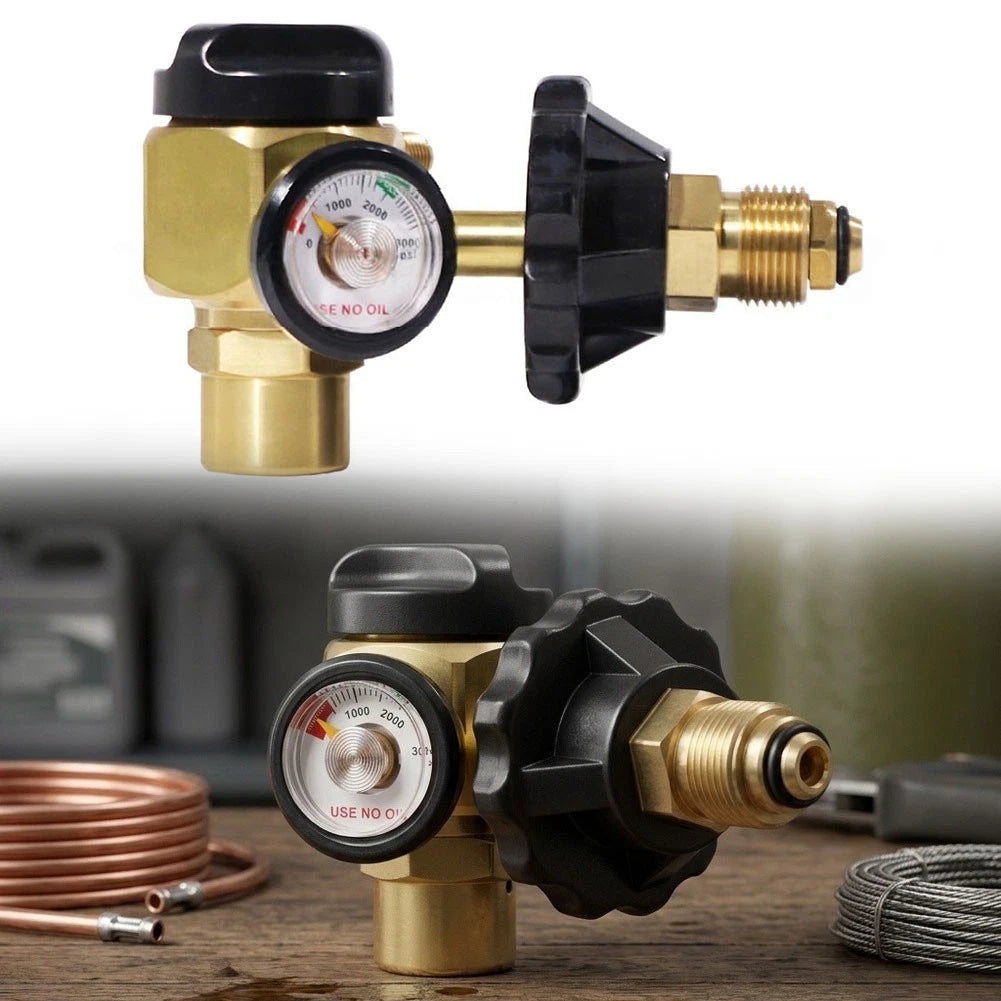 500 PSI Nitrogen Regulator for Leak Testing and Purging