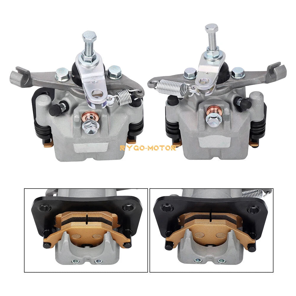 Set of 2 Rear Brake Calipers for Kawasaki KAF1000 Mule Pro DX DXT FX FXR FXT
