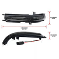 Smoke LED Side Mirror Turn Signal Light for Honda Accord Hybrid Acura TSX (2004–2008)