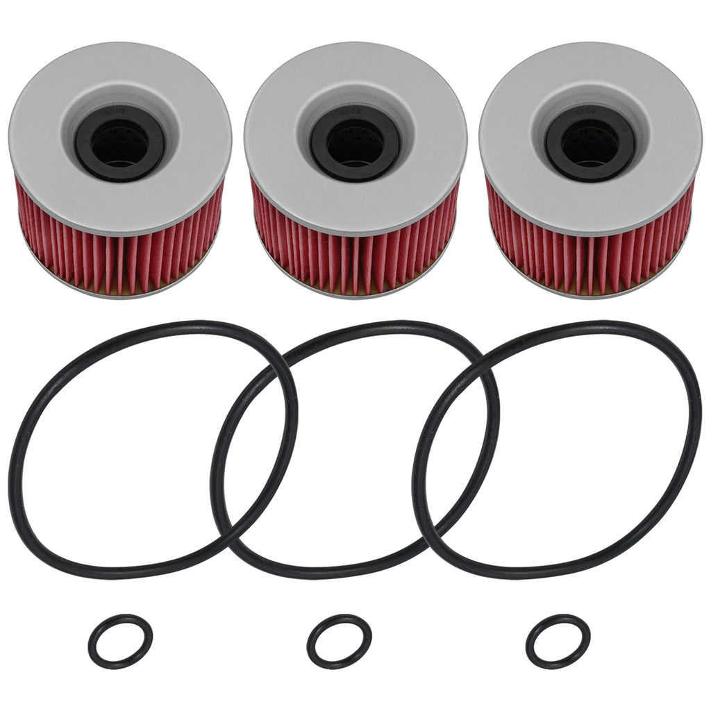 Oil Filter 3 Pack Replacement for Triumph Daytona Super III 900 (1991–1997)