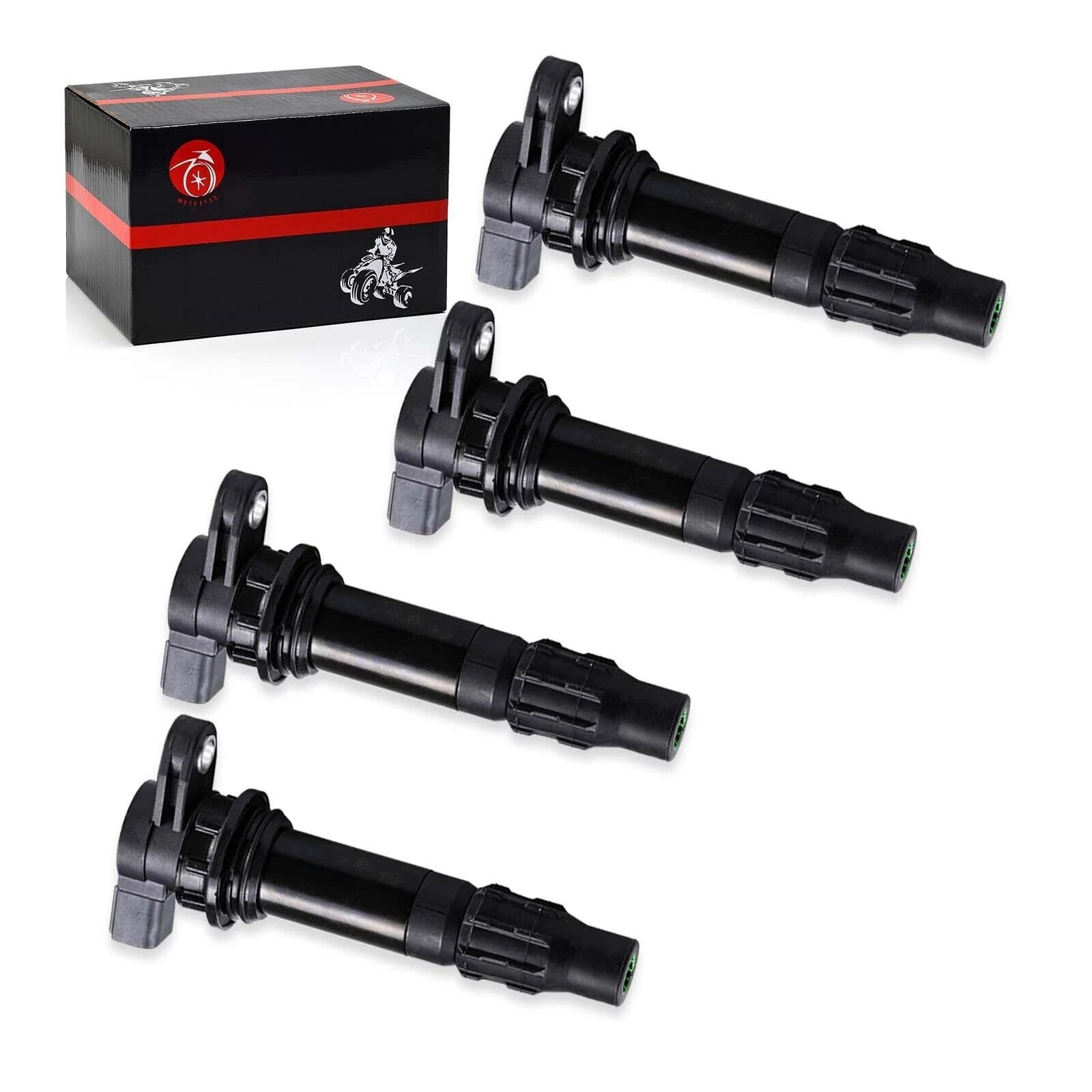 Ignition Coils Set of 4 for Yamaha WaveRunner FX Cruiser FX1100 HO (2004–2008)