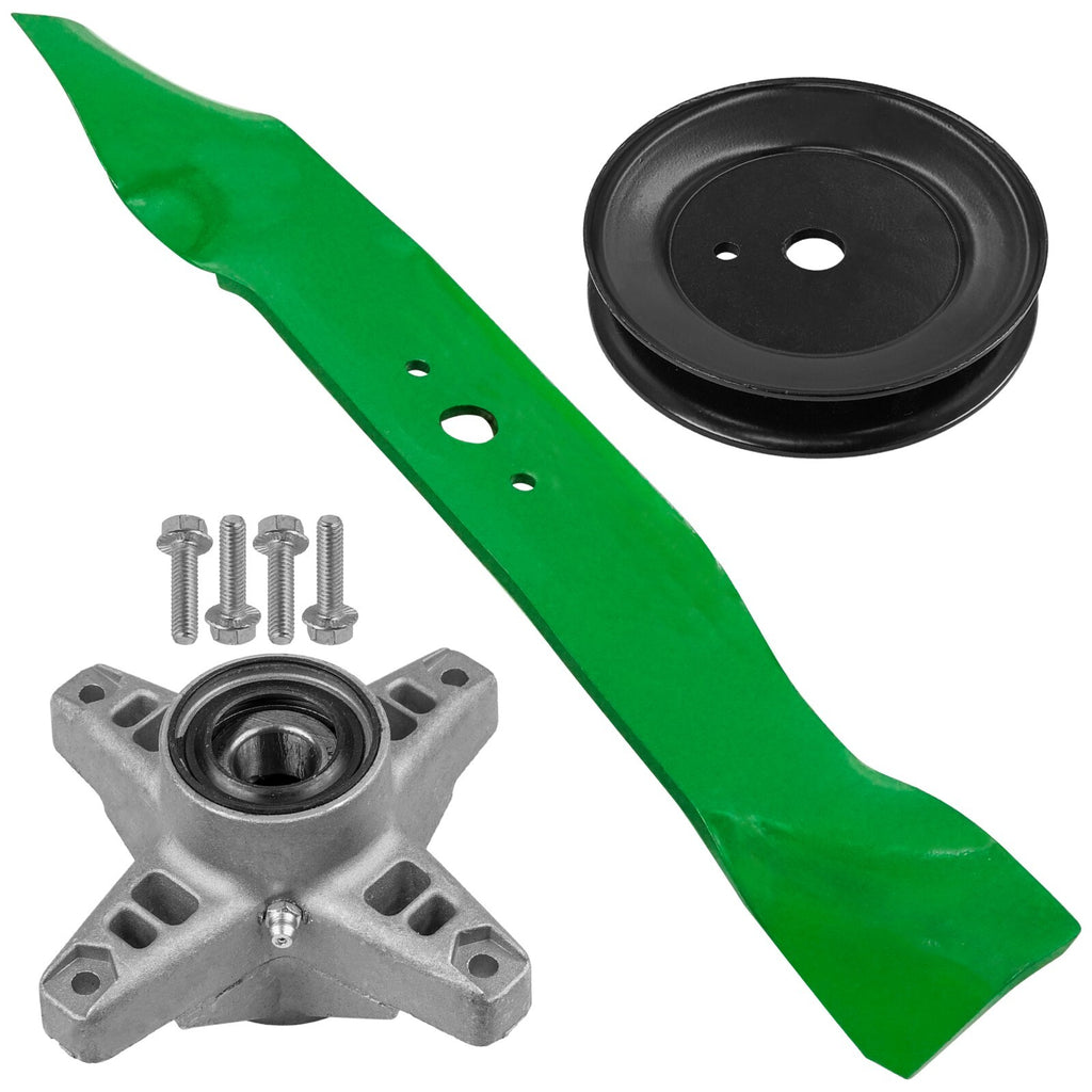 Deck Spindle and Pulley Replacement for Cub Cadet 1517 1527 (2000–2010)