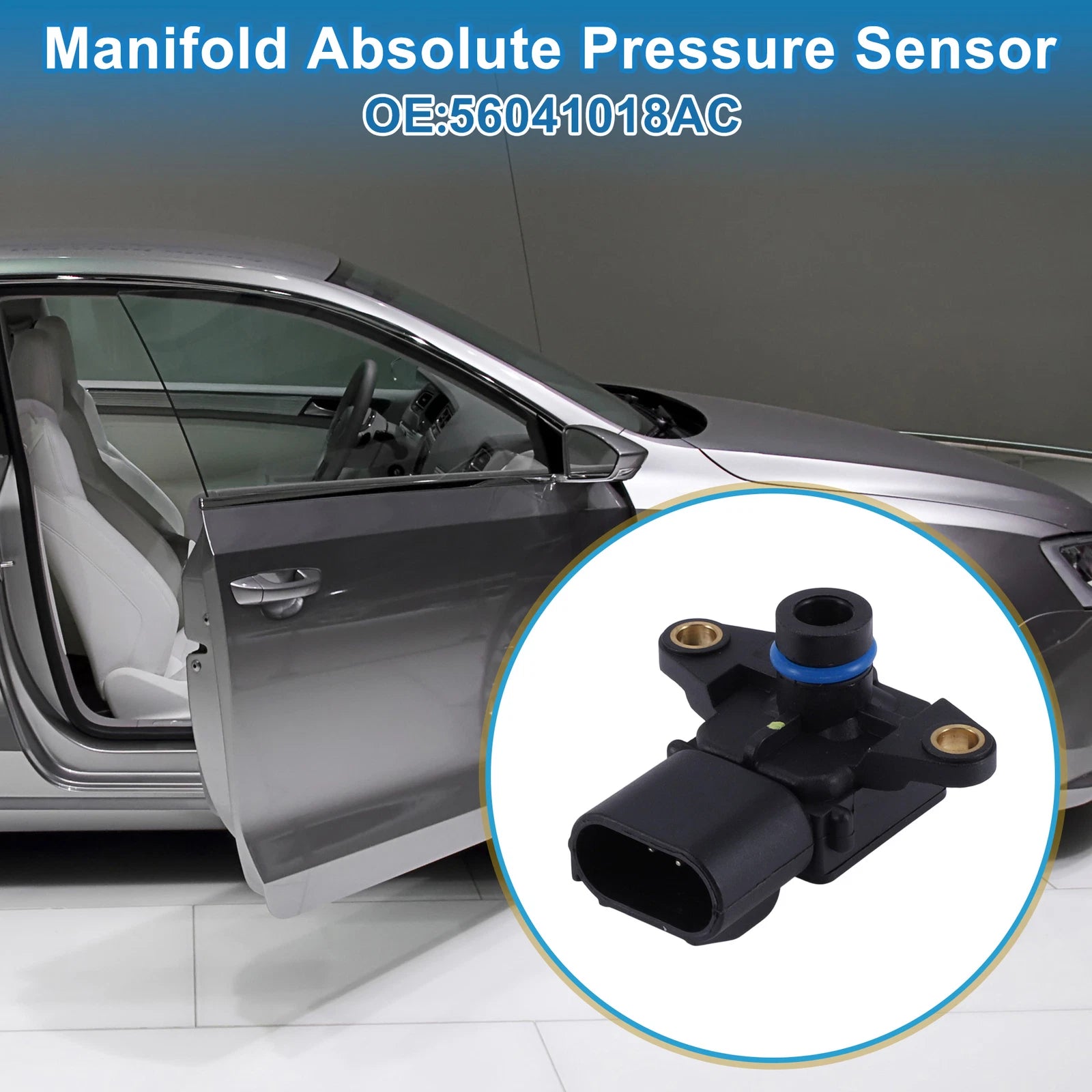 Manifold Absolute Pressure Sensor No. 56041018AC for Dodge Challenger (2007–2020)