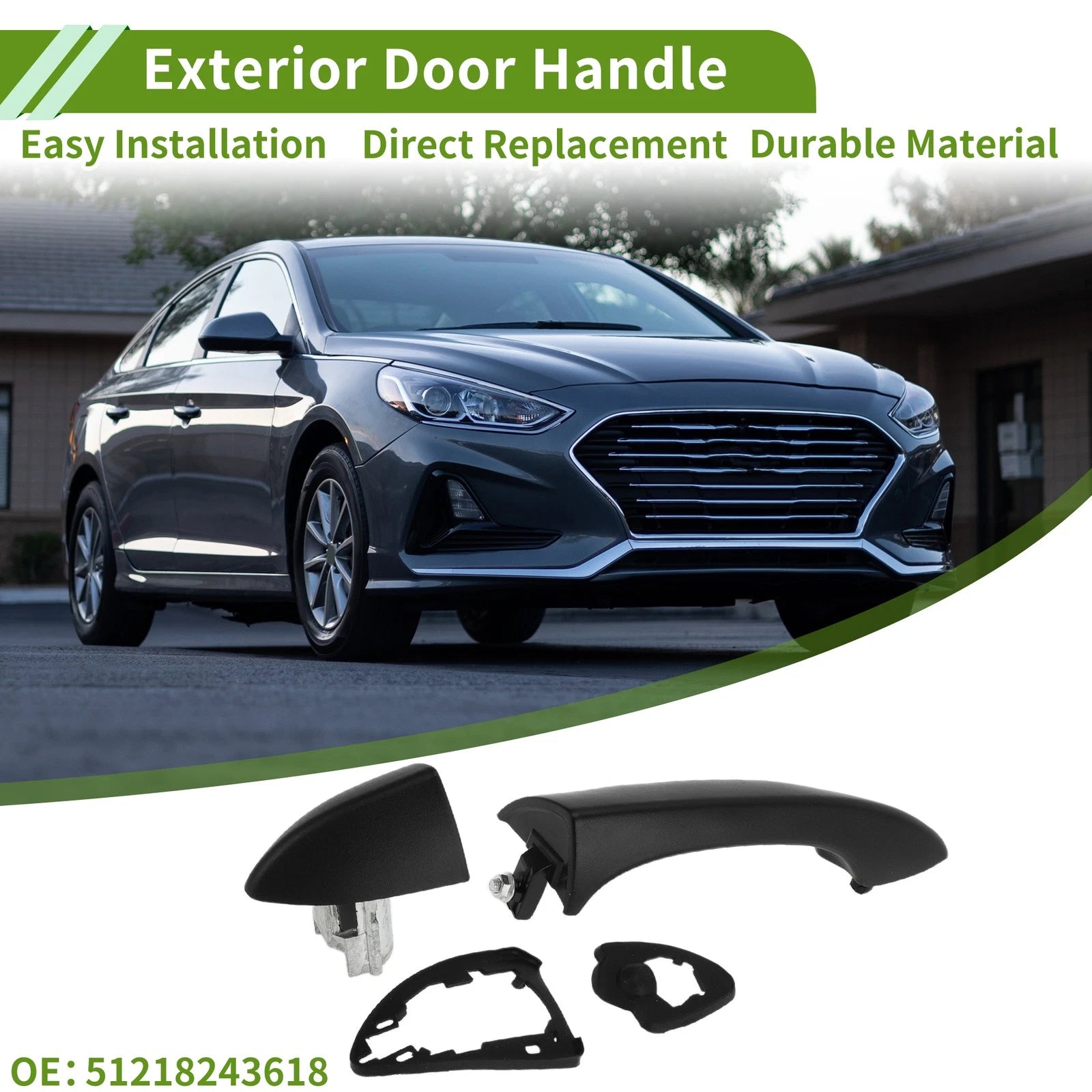 Exterior Door Handle Replacement for BMW X5 E53 (2000–2006) Front Right