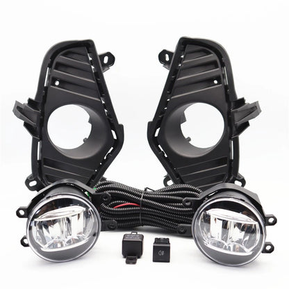 2X LED Fog Light Assembly Harness & Bezel Kit for Toyota RAV4 (2019–2022)