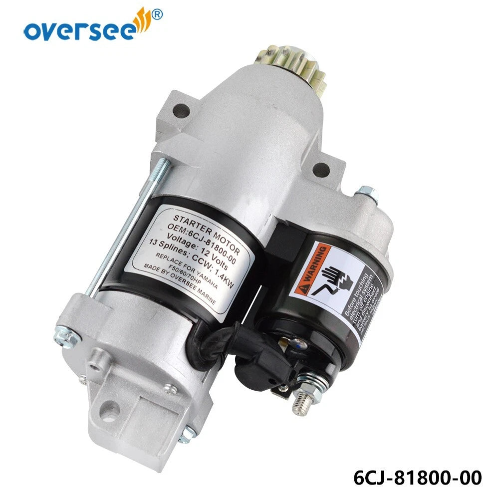 Starter Motor for Yamaha Outboard F115TJR TLR (6CJ-81800, S114-838A)