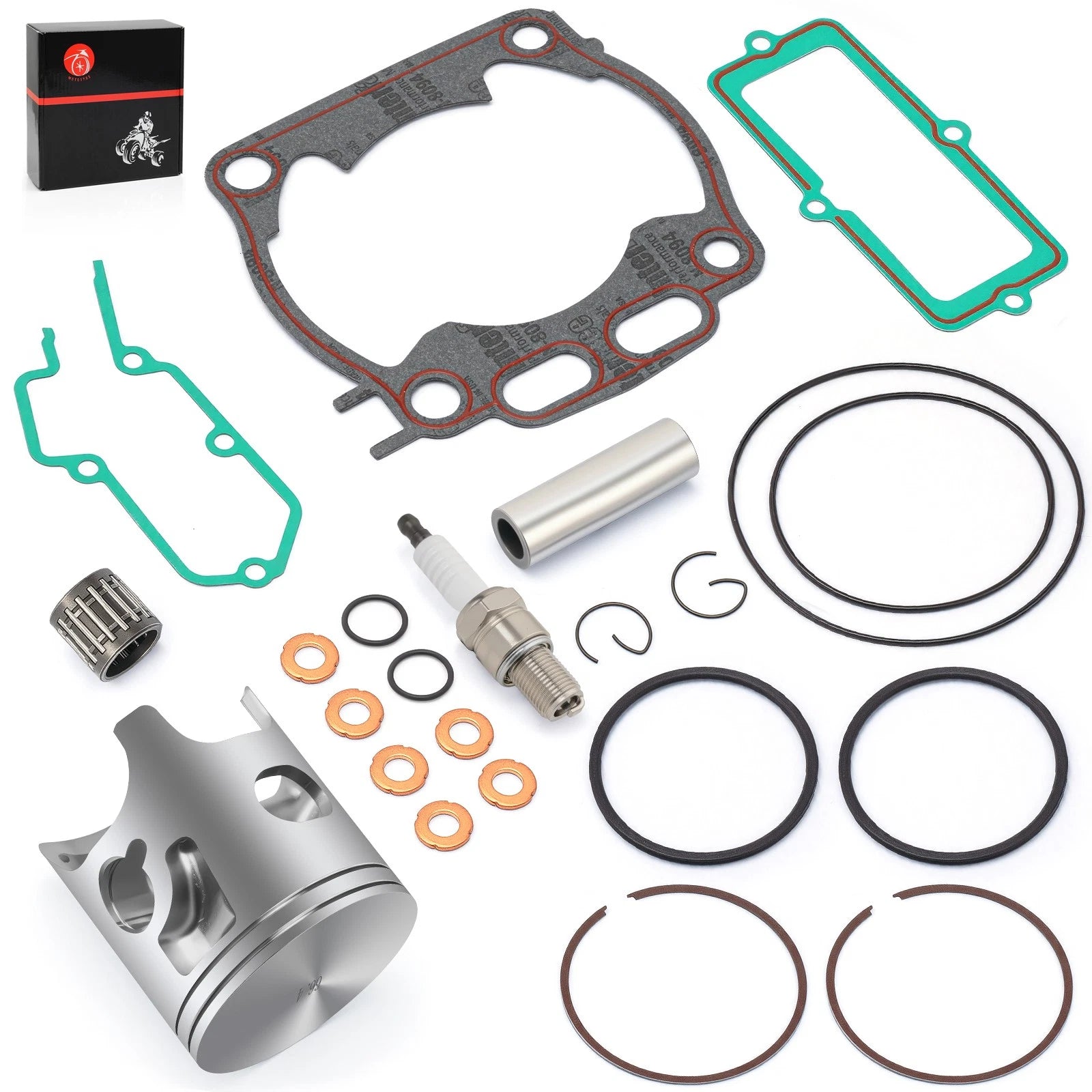 STD 66.4mm Piston w/ Rings Gasket Kit for Yamaha YZ250 (2005–2024) 1P8-11631-00-A0