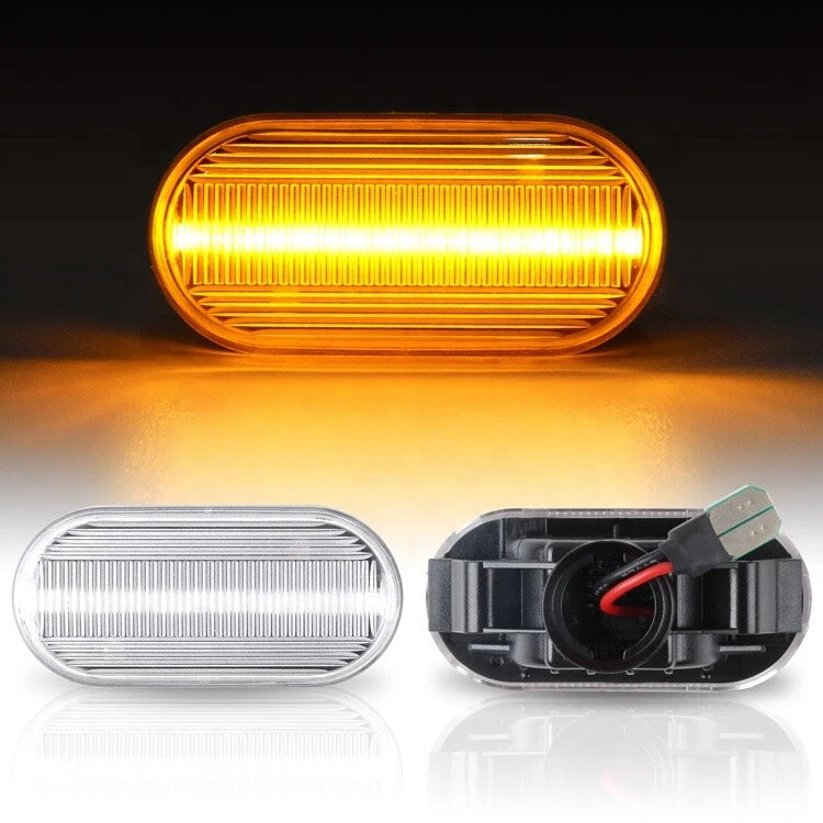 2X Clear Side Marker Indicator Lamp for Nissan 350Z Pathfinder Navara D40