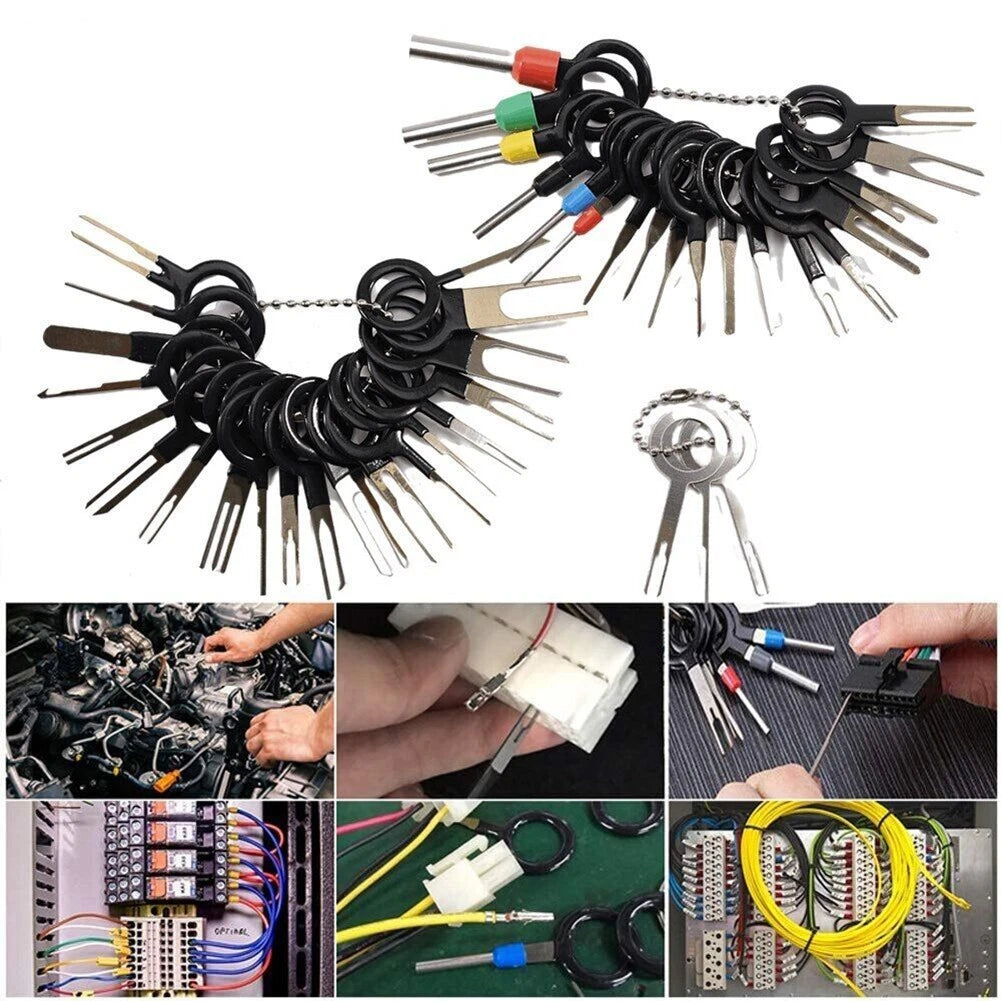 41PC Wire Terminal Extraction Tool Kit for Automotive and Home Use