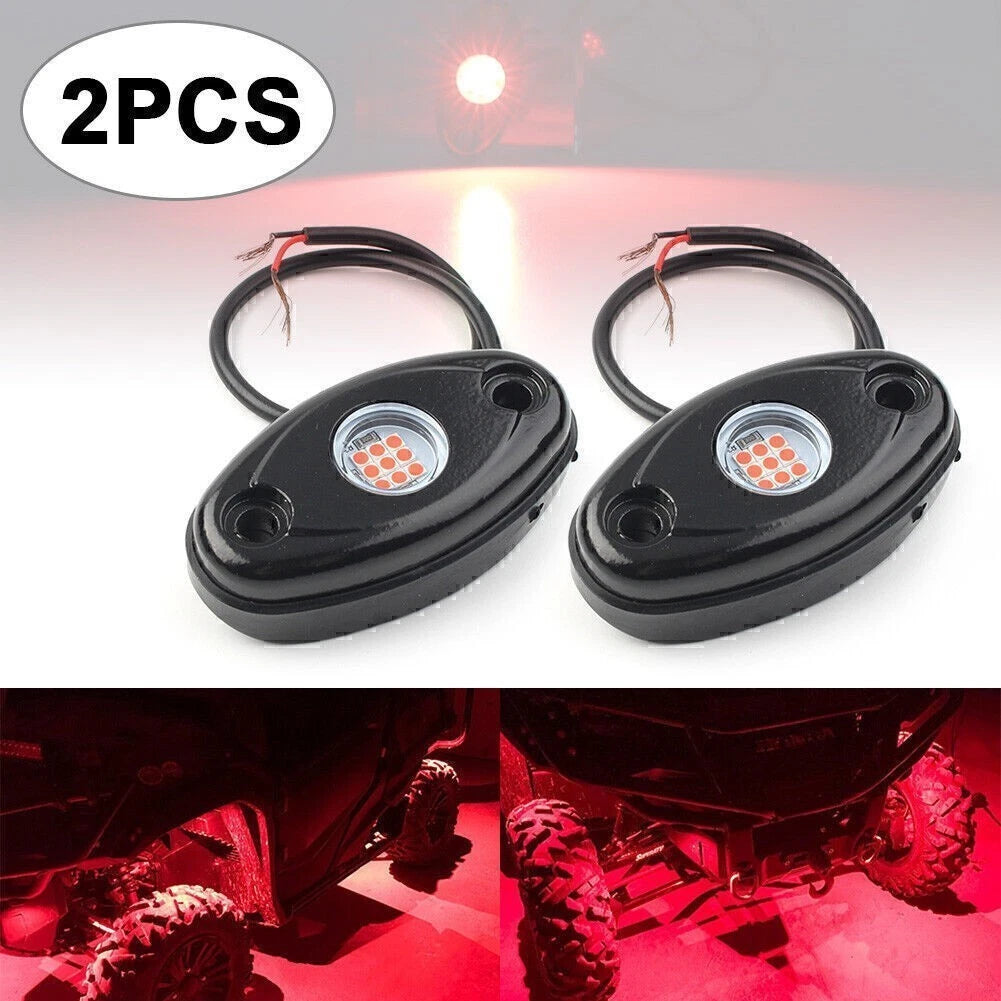 2X 9W LED Rock Tail Light for Jeep (Off-Road Truck Golf)
