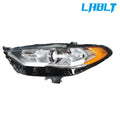 Driver Side Headlight Halogen w/LED DRL Chrome for Ford Fusion (2017–2019)