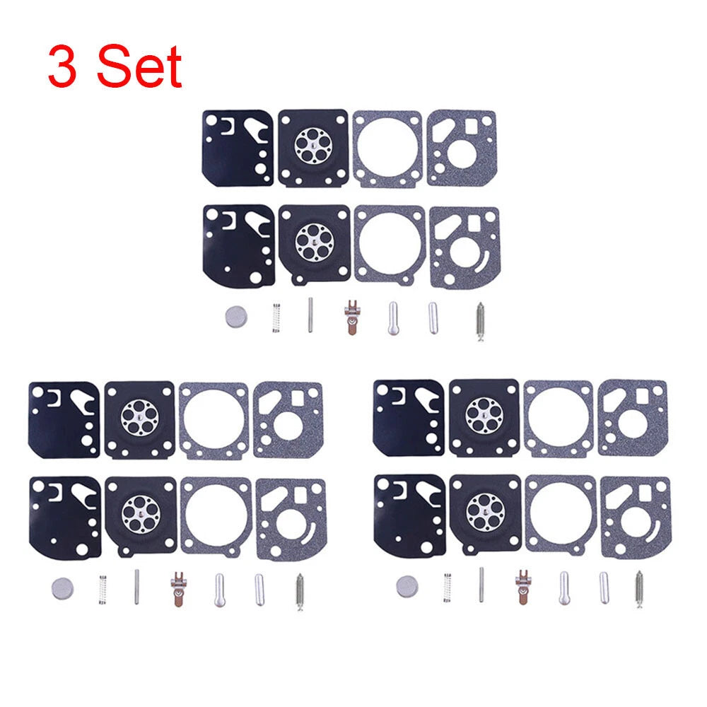 Set of 3 Carburetor Diaphragm Kit for ZAMA C1U Ryobi 26cc 30cc Homelite RB29