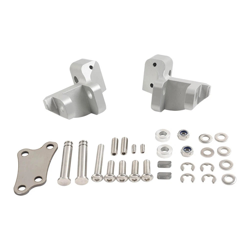 Foot Peg Lowering Kit for BMW R1200RT (2013) Silver