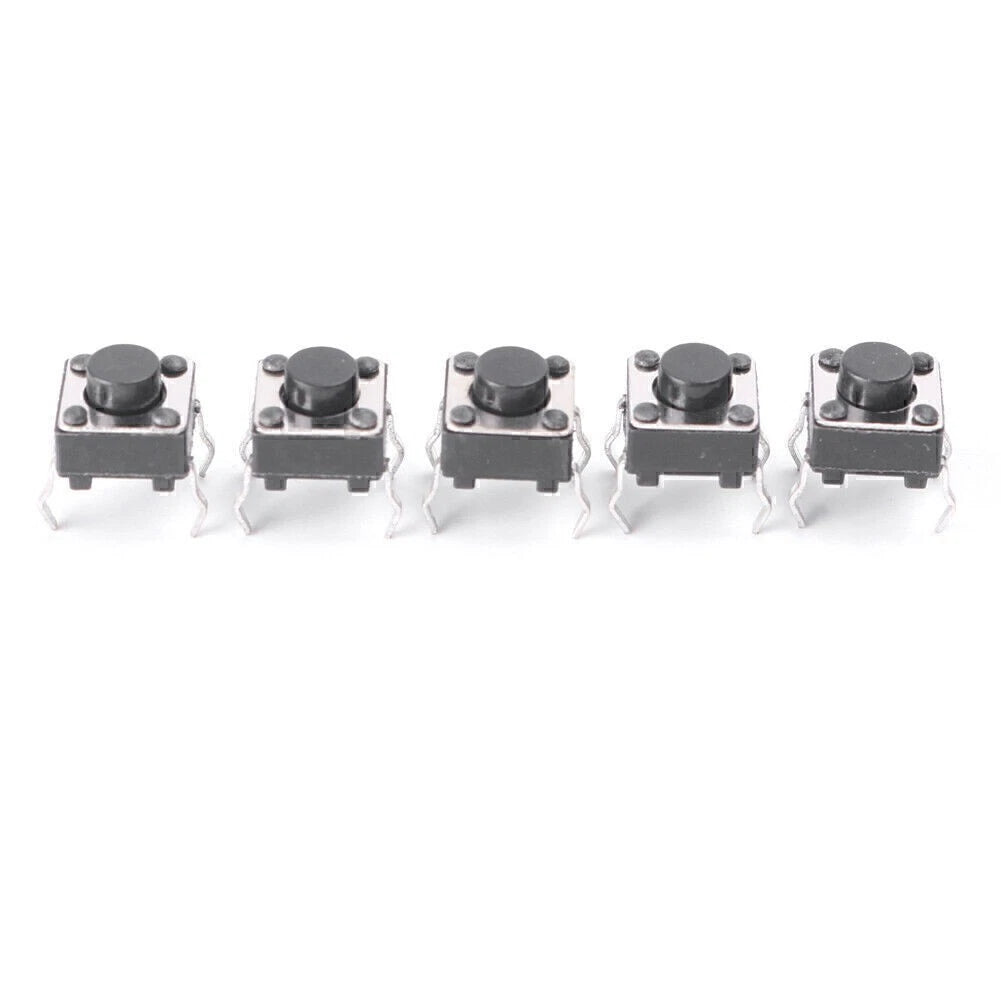 50pcs Mini Momentary Tactile Push Button Switch 6x6x5mm