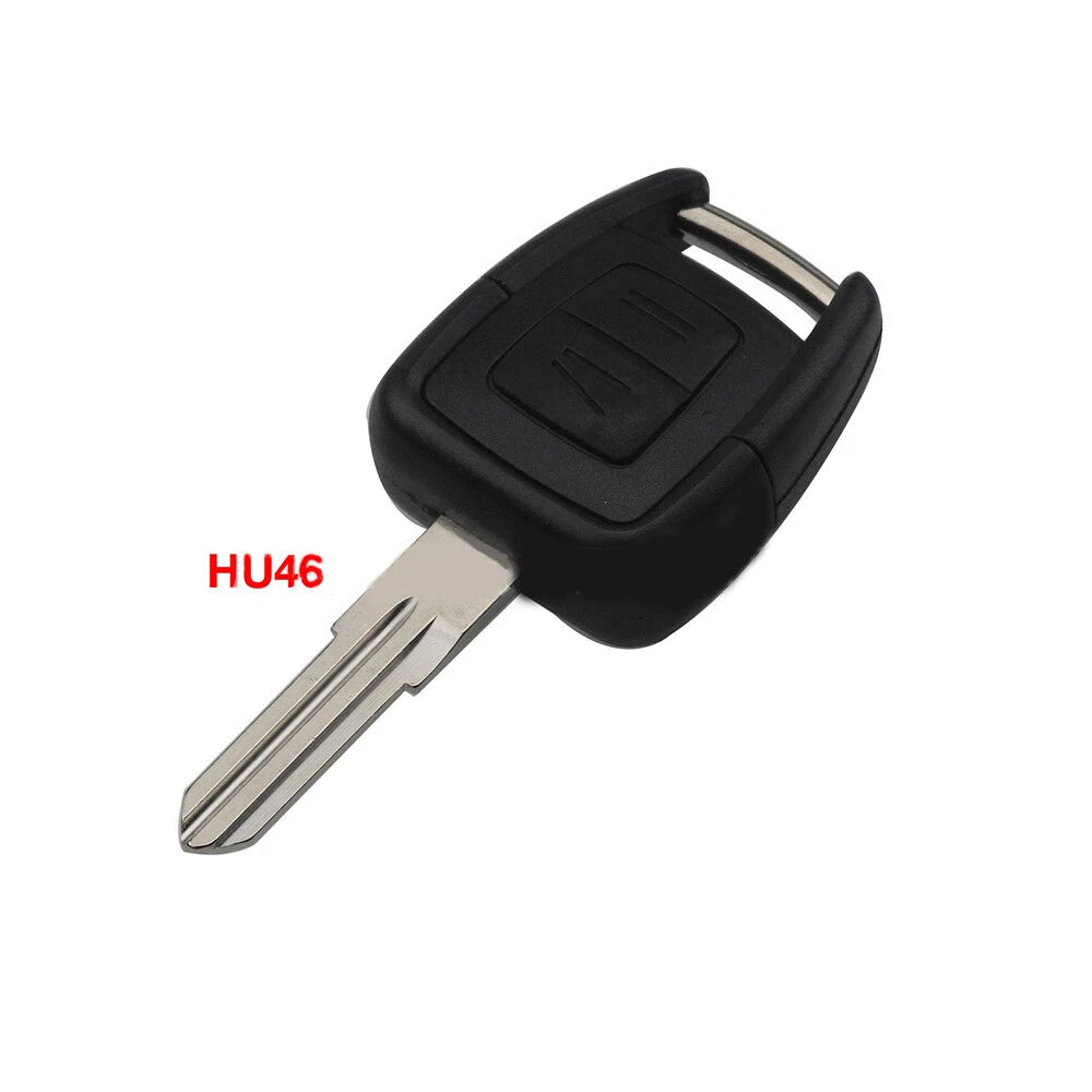 2X Remote Key Shell Case Fob HU46 for Opel Vectra Astra (–)