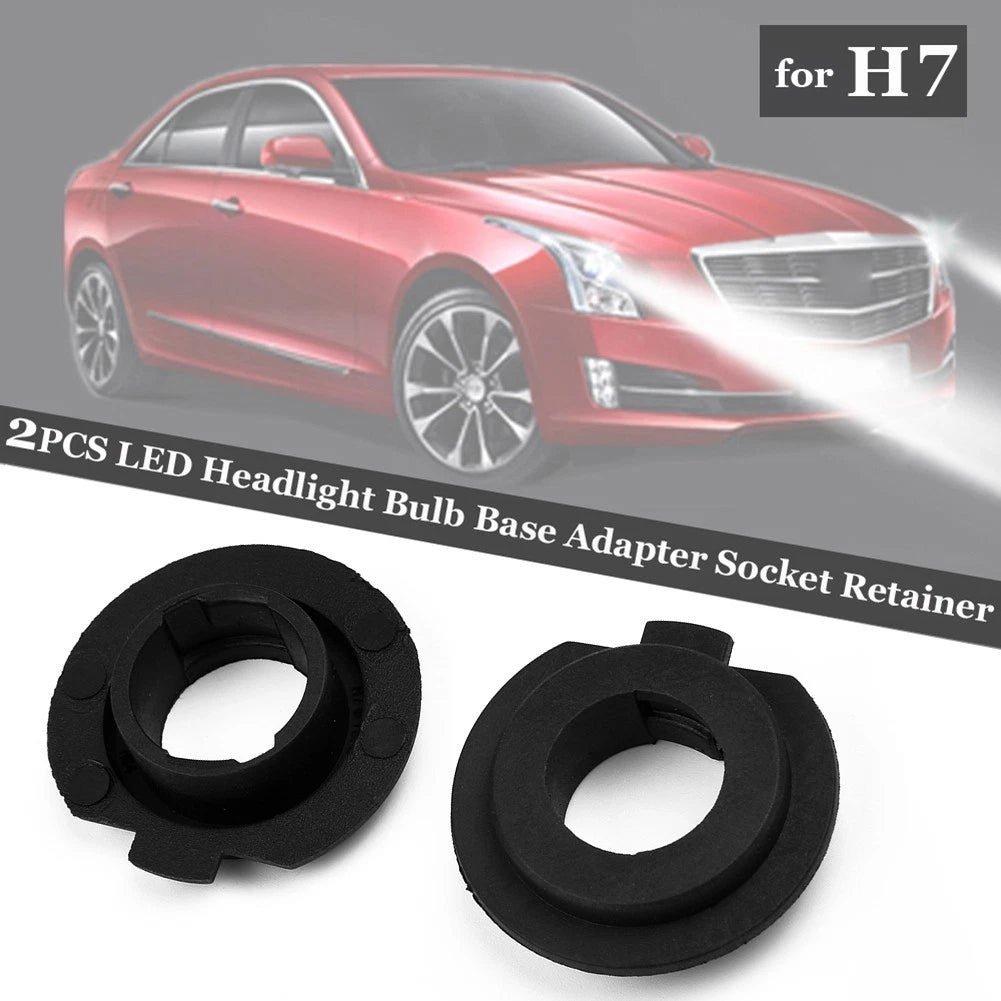 2X H7 LED Headlight Bulb Base Adapter Socket Retainer for AU (Universal)