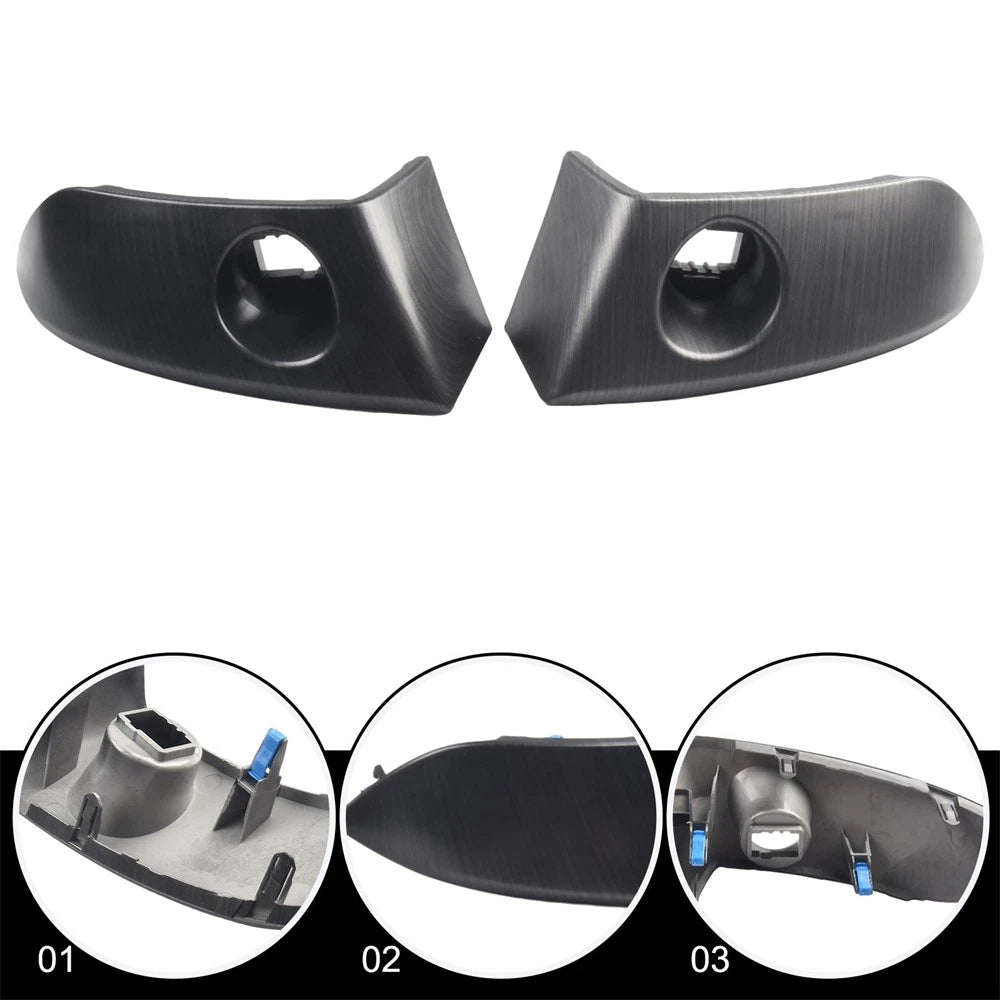 2Pcs Center Instrument Cluster Trim for Toyota RAV4 (2006–2012)