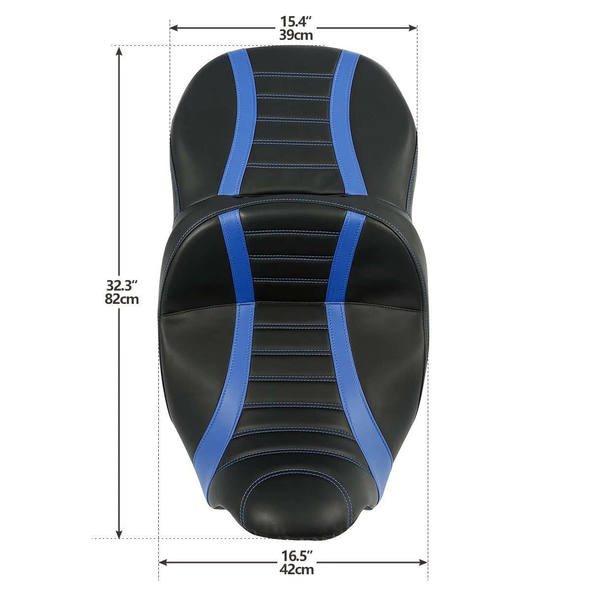 One Piece Driver & Passenger Seat for Harley Road Street Glide (2009–2023)