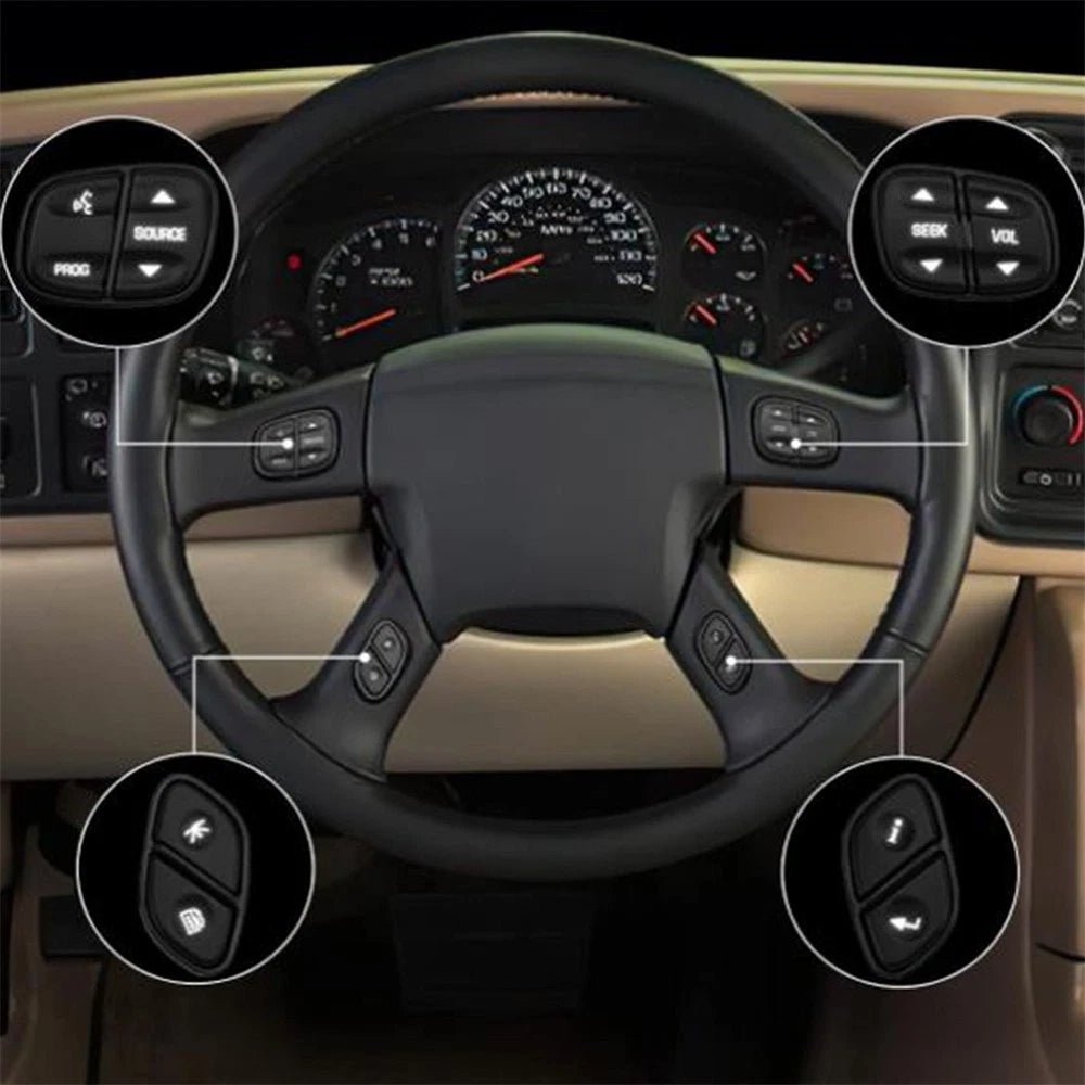 Steering Wheel Radio Volume Control Switch for Silverado, Cadillac (2003–2007)