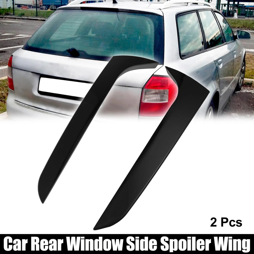 2pcs Rear Window Side Spoiler Wing Trim Replacement for Audi A4 B8 Avant (2009–2016)