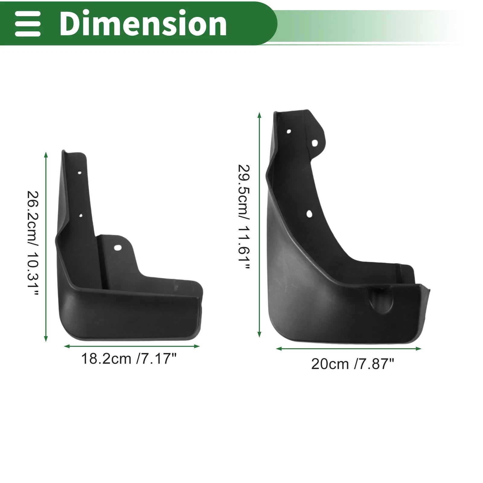 Mud Flaps Splash Guards for Chevrolet Orlando 2018–2023 with Mount Accessories