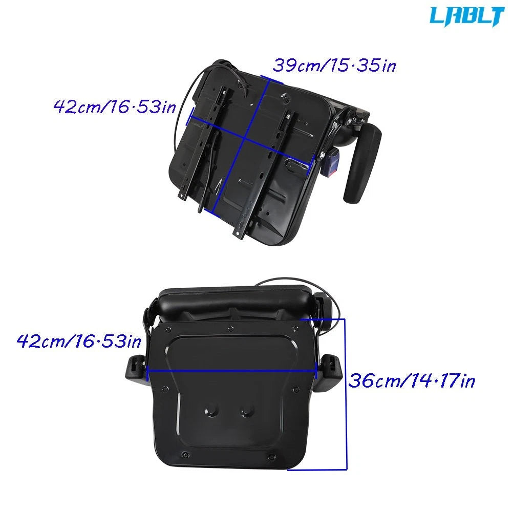 Fold Down Forklift Seat for Excavator Tractor Loader Backhoe
