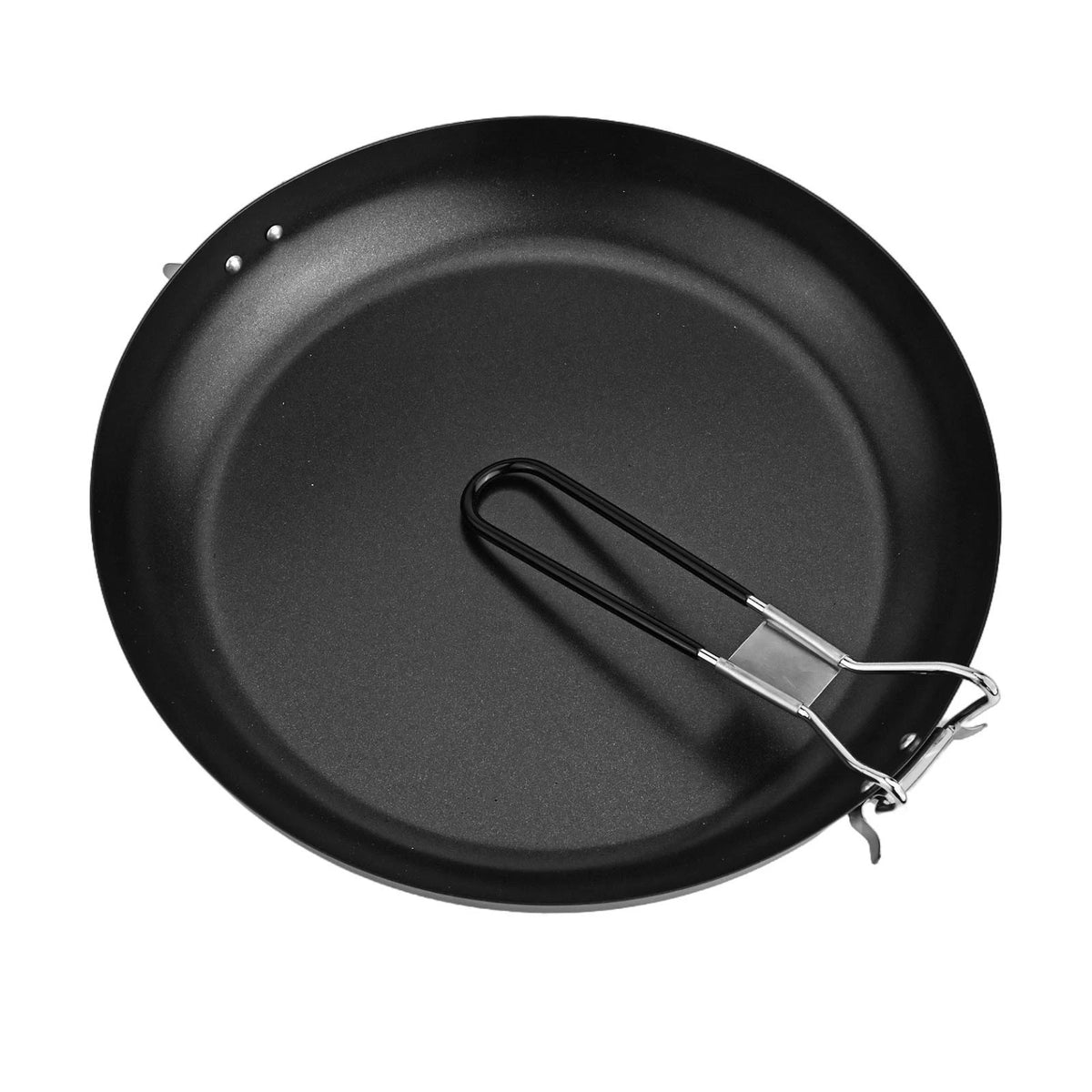 Nonstick Frying Pan with Foldable Handle for Outdoor Cooking