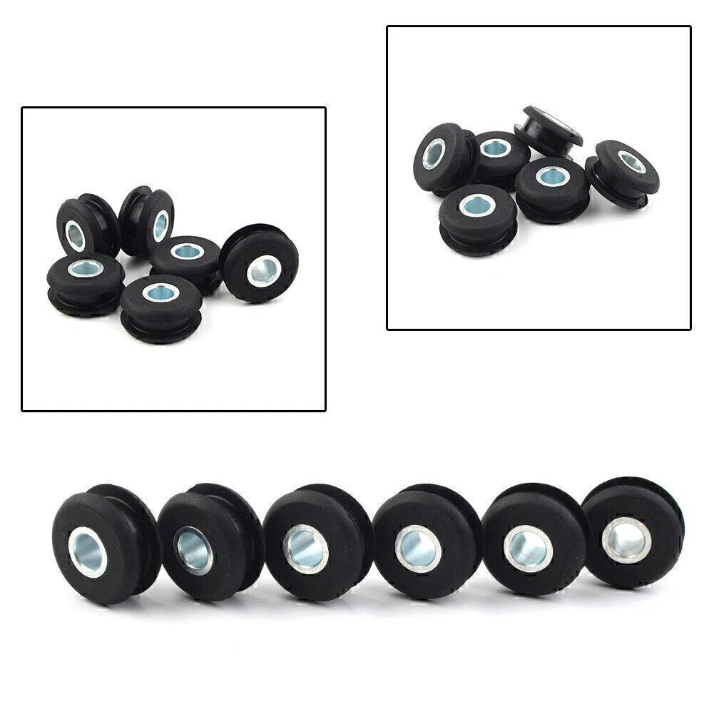 6X Gas Tank Mounts for Harley Softail FXWG (Rubber Grommets)